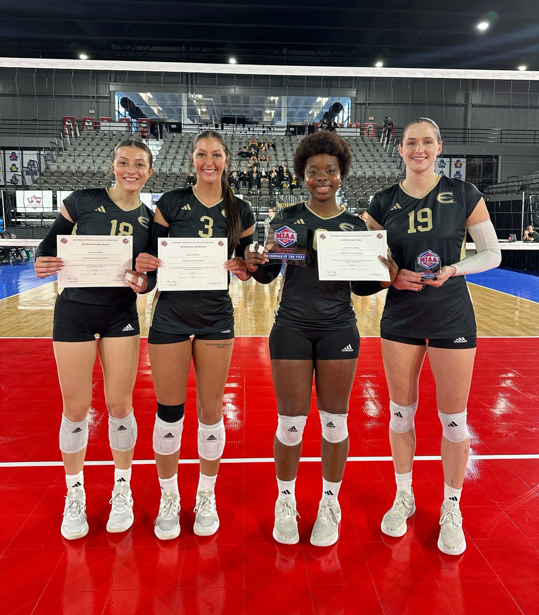 The MIAA (@themiaa) on Twitter photo Congratulations to our All-MIAA selections from <a href="/ESUSports/">ESU Athletics</a> π
π
- Honorable Mention OH/RS, Camilla Ossola
- Honorable Mention S, Brailee Bogle
- Freshman of the Year & 2nd Team OH, Rayishon Jackman
- 1st Team OH, Weronika Wrzesinska
#BringYourAGame Congratulations to our All-MIAA selections from <a href="/ESUSports/">ESU Athletics</a> π
π
- Honorable Mention OH/RS, Camilla Ossola
- Honorable Mention S, Brailee Bogle
- Freshman of the Year & 2nd Team OH, Rayishon Jackman
- 1st Team OH, Weronika Wrzesinska
#BringYourAGame