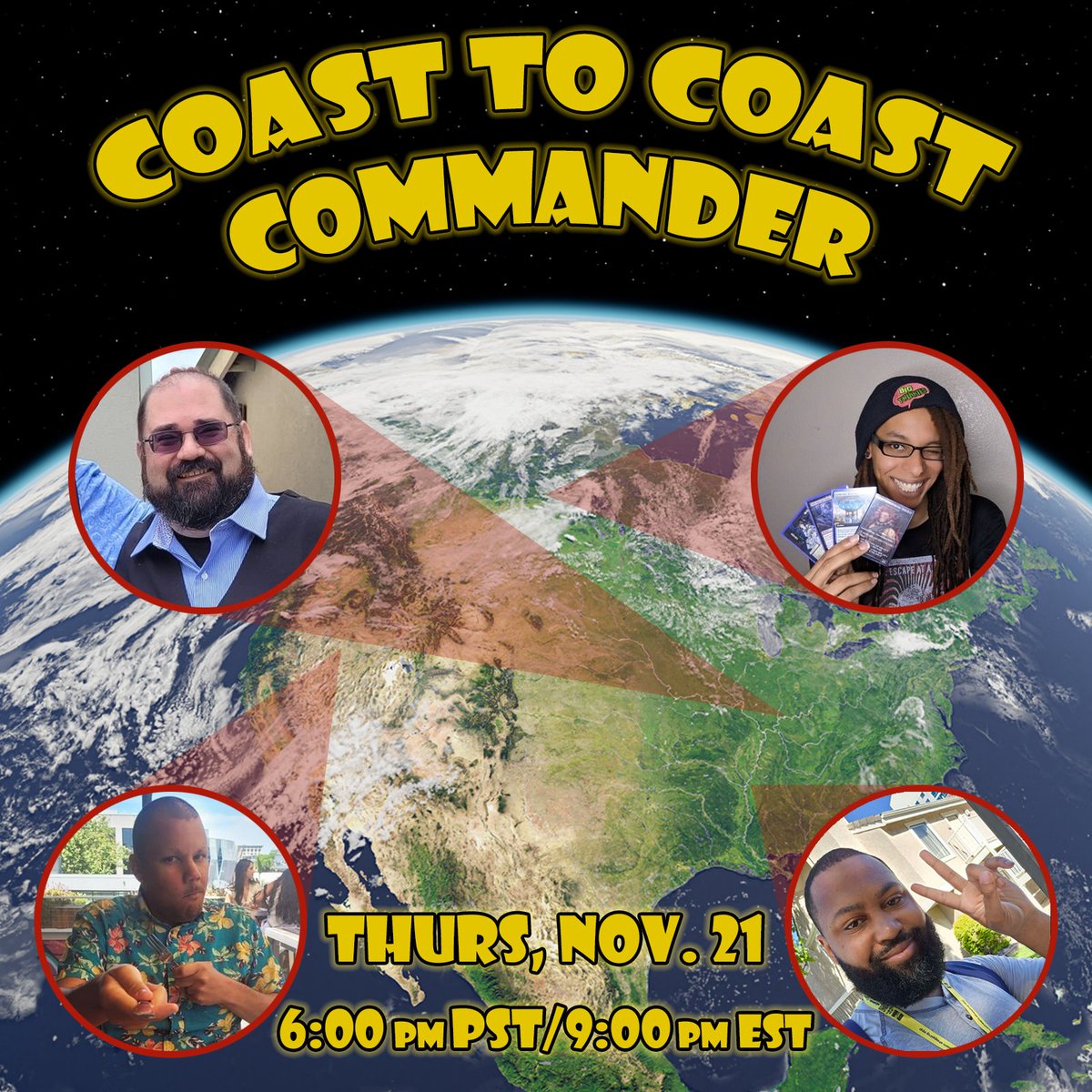 Coast to Coast Commander (@coast2coastmtg) on Twitter photo It's Thursday, and that means another 🔥 pod. We've got @girldickenergy and Lenny's husband <a href="/voodoorusty/">Voodoorusty, Face of a 6, Heart of a 10 💙💚</a>
Join us at 6pst on the purple app for rad folks, sweet decks, and the catty banter only a gay couple of 16 years can provide.
m.twitch.tv/coasttocoastco… It's Thursday, and that means another 🔥 pod. We've got @girldickenergy and Lenny's husband <a href="/voodoorusty/">Voodoorusty, Face of a 6, Heart of a 10 💙💚</a>
Join us at 6pst on the purple app for rad folks, sweet decks, and the catty banter only a gay couple of 16 years can provide.
m.twitch.tv/coasttocoastco…