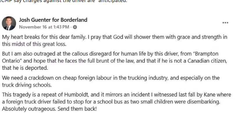Tablesalt13's tweet photo. Josh Guenter, MPP for Borderland Manitoba 

for PM of Canada. 

Based AF. https://t.co/3I4EBouIh3