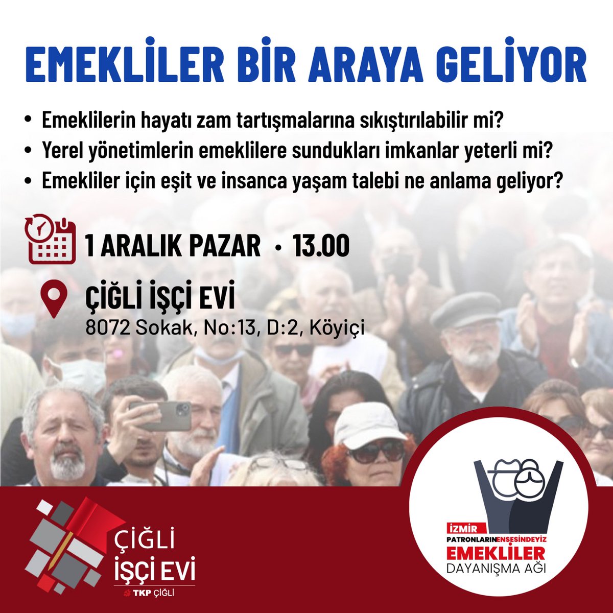 PE İzmir Emekliler Dayanışma Ağı tweet media