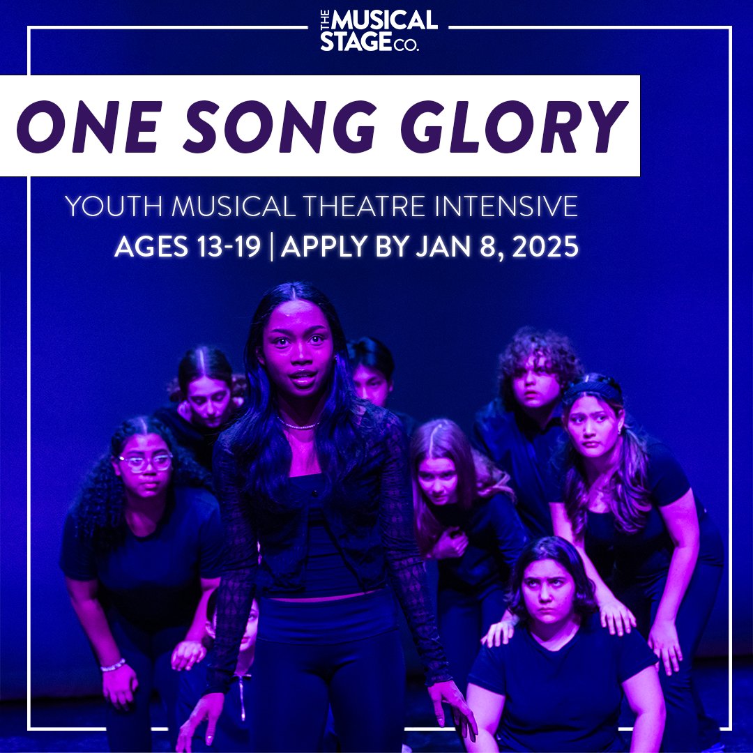 The Musical Stage Company (@musicalstageco) on Twitter photo ONE SONG GLORY REGISTRATION IS OPENš¶ Calling all teens ages 13-19 with a love for musical theatre! š
Register by Jan 8 for a 4 weekend long intensive, your chance to train with industry pros, build your skills & showcase your talentsāall for FREE! š
musicalstagecompany.com/in-community/o⦠ONE SONG GLORY REGISTRATION IS OPENš¶ Calling all teens ages 13-19 with a love for musical theatre! š
Register by Jan 8 for a 4 weekend long intensive, your chance to train with industry pros, build your skills & showcase your talentsāall for FREE! š
musicalstagecompany.com/in-community/oā¦