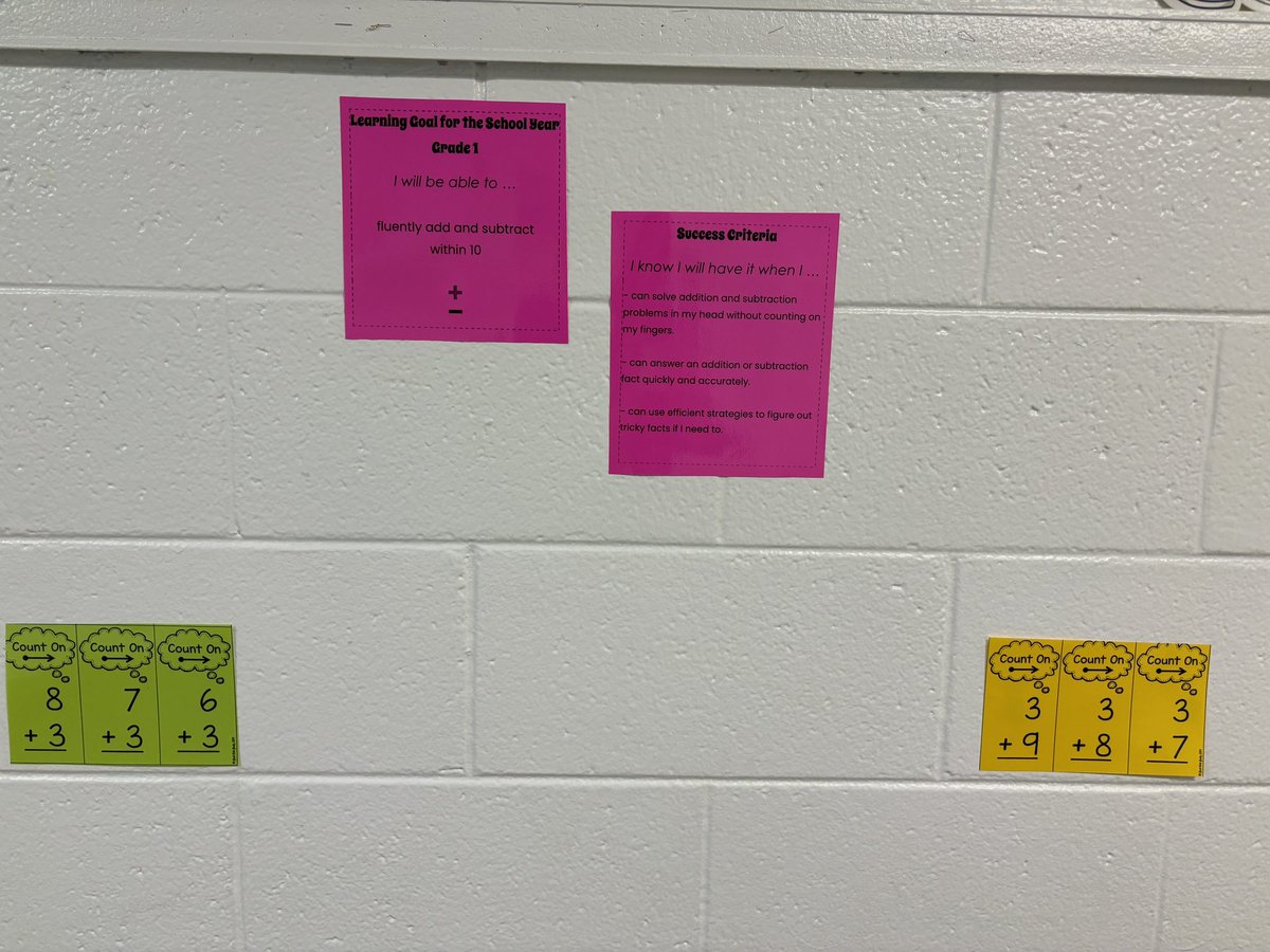 MelissaFleck8's tweet image. Working on our math facts as we travel through the hallway. #factfluency #mathoperations #grades1-5