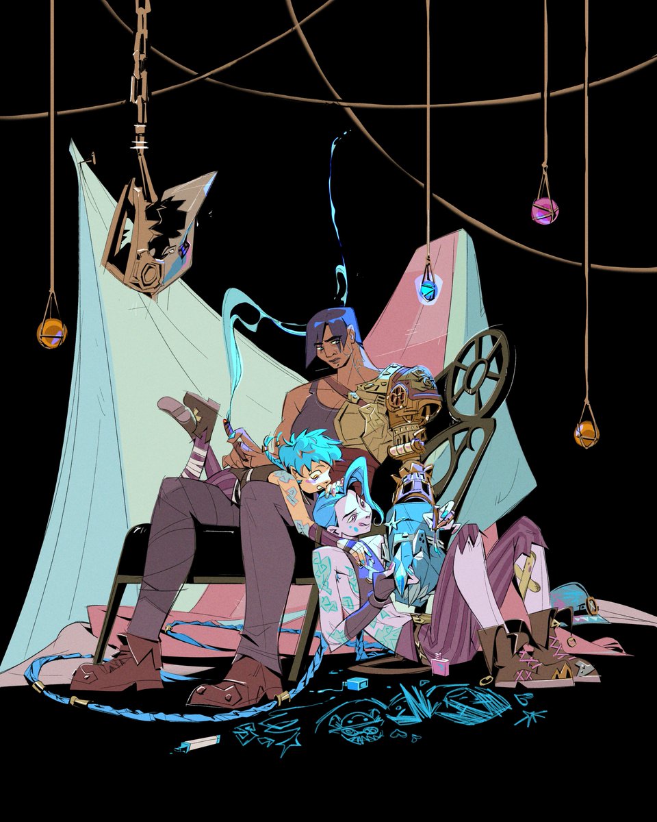 vickychendraws's tweet image. the color blue reminds me of you