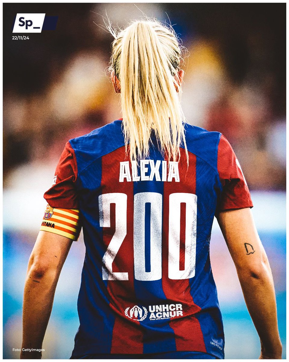 Sphera Sports (@spherasports) on Twitter photo 𝐞𝐱𝐜𝐞𝐥𝐞𝐧𝐜𝐢𝐚
1. f. Superior calidad que hace algo digno de singular aprecio.
2. f. Tratamiento de respeto y cortesía que se da a algunas personas por su dignidad.
Son ya 200 los goles anotados por Alexia Putellas con el Barça. Eres leyenda, <a href="/alexiaputellas/">Alexia Putellas</a> ✨ 𝐞𝐱𝐜𝐞𝐥𝐞𝐧𝐜𝐢𝐚
1. f. Superior calidad que hace algo digno de singular aprecio.
2. f. Tratamiento de respeto y cortesía que se da a algunas personas por su dignidad.
Son ya 200 los goles anotados por Alexia Putellas con el Barça. Eres leyenda, <a href="/alexiaputellas/">Alexia Putellas</a> ✨