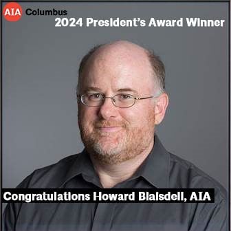 AIA Columbus (@aiacolumbus) on Twitter photo Each year, the AIA Columbus Board of Directors and the President bestows the President’s Award to a person in recognition of their service to the chapter. The 2024 President’s Award recipient is Howard Blaisdell, AIA. Each year, the AIA Columbus Board of Directors and the President bestows the President’s Award to a person in recognition of their service to the chapter. The 2024 President’s Award recipient is Howard Blaisdell, AIA.