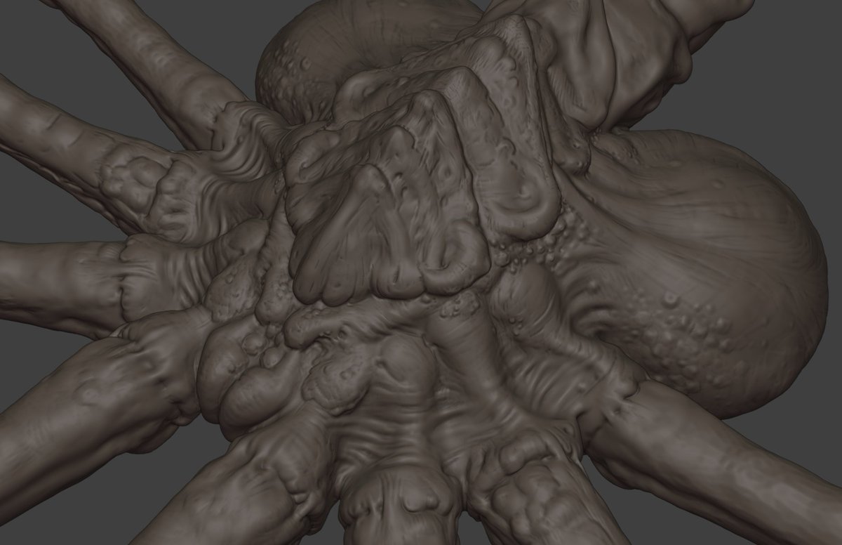 CrowGamle's tweet photo. WIP
#Alien #facehugger #xenomorph #b3d https://t.co/a72Tv5b5w8