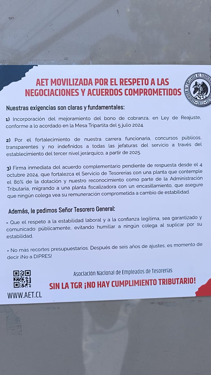FrenteTrabFARM's tweet photo. Cómo Frente de Trabajadoras/ es no estamos ajenos a las demandas del sector público en éste caso los trabajadores de la @tgrchile
Compartimos su declaración por el comienzo del paro.
La falta de respuestas y soluciones concretas, por parte de las autoridades de Gobierno: https://t.co/XQtIukqWlg