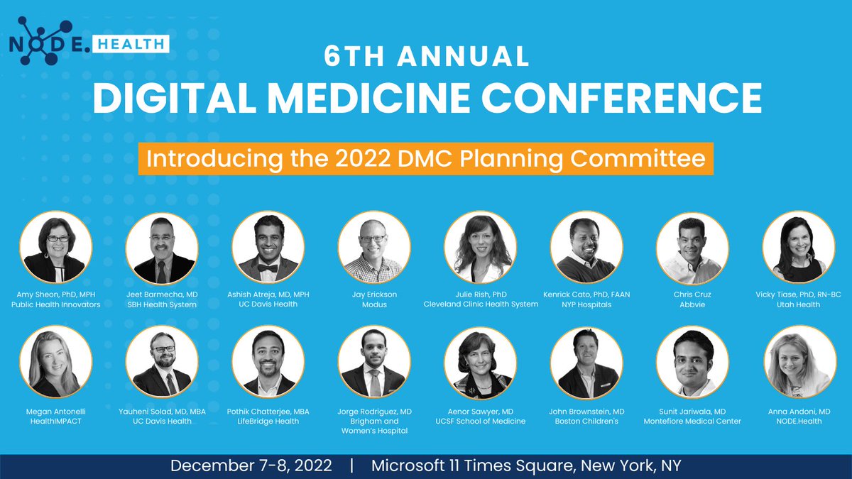 Save the Date: 8th Annual Digital Medicine Conference (DMC) - mailchi.mp/14b89bd30c1b/o…