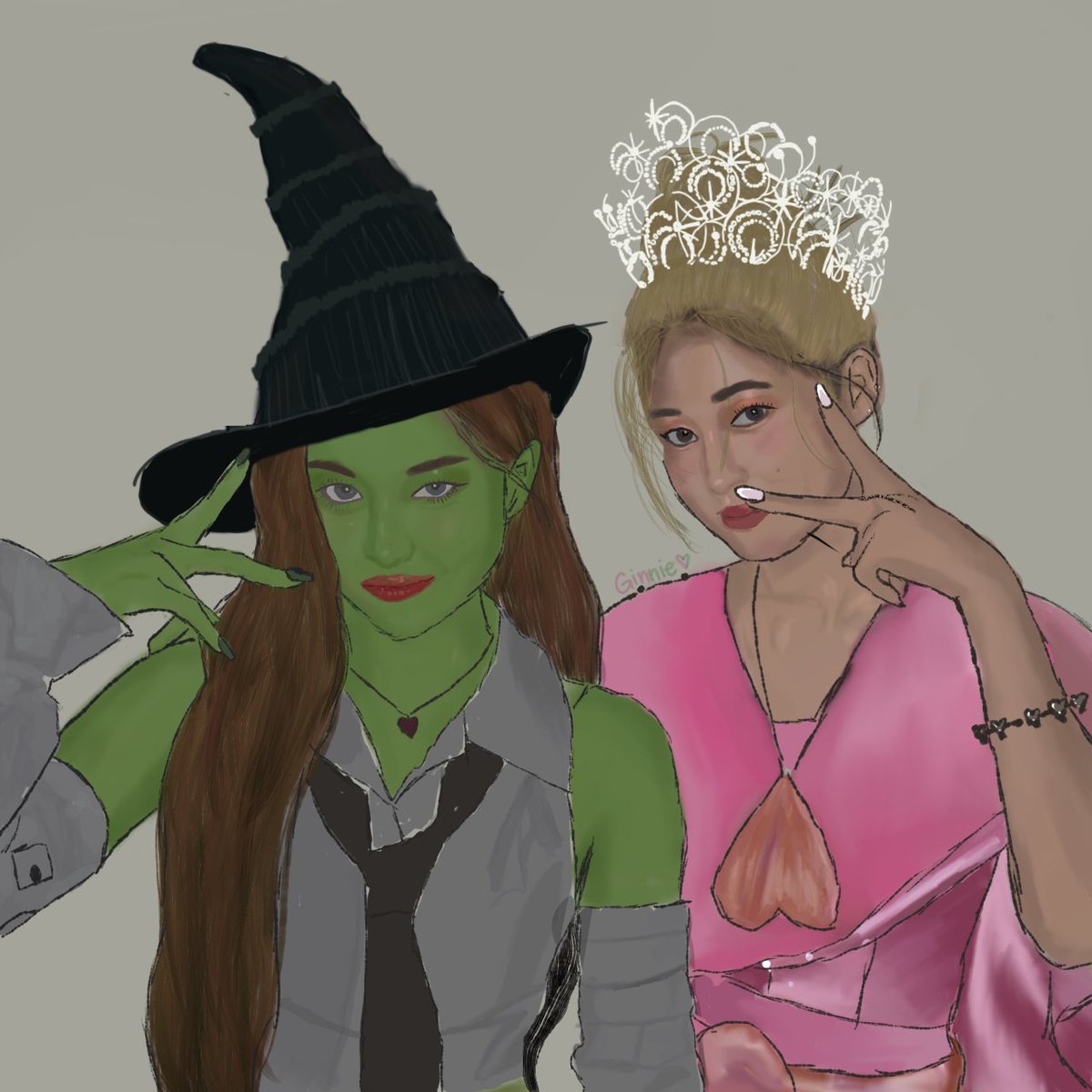 04ZRKIVE's tweet photo. together, they’re unlimited 💚🩷

#Wicked #WickedMovie #อัยต้าวของป่าน #pahnthitta @itspahnthitta #primiily #ลูกหมีของพรีม @primiily1_ https://t.co/coIznZ6RTn
