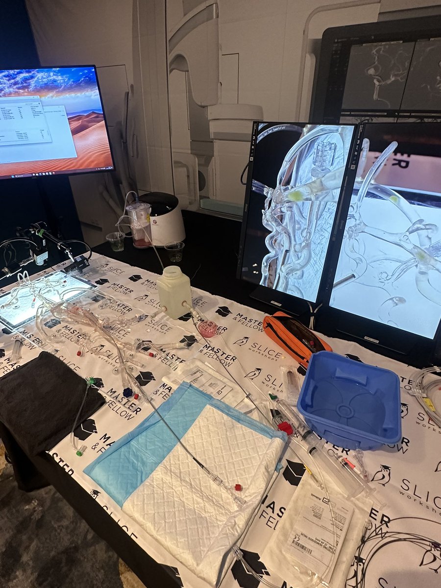 gdawod1's tweet photo. SVIN-SLICE Sessions are here at #SVIN24!

From pediatric stroke cases to bilateral carotid occlusions, @slice_inr interactive cases allow for small group, case discussions combined with use of the flow models, all directed by device reps and experts in the field 

@svinsociety https://t.co/X6fJPc4Wko