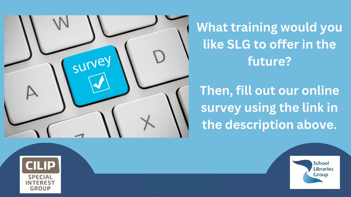 📢 Attention school library staff! We're inviting you to fill out a short questionnaire to let us know what training you'd like next year. 🗓️ Survey closes Friday, 20th December. Have your say here: forms.gle/ubkf8Ms3phRyjb… <a href="/CILIPinfo/">CILIP</a>
