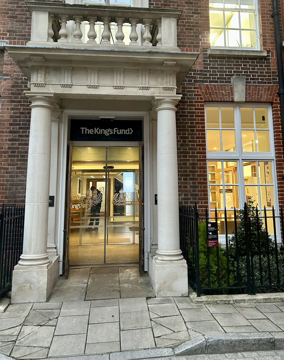 Great day <a href="/TheKingsFund/">The King's Fund</a> <a href="/NHSBartsHealth/">Barts Health</a> for the clinical leaders alumni day. Great to reconnect with colleagues and think about the challenges facing the NHS. Thank you <a href="/ChesserAlistair/">Alistair Chesser</a> <a href="/LoisWhittaker7/">Lois Whittaker</a>