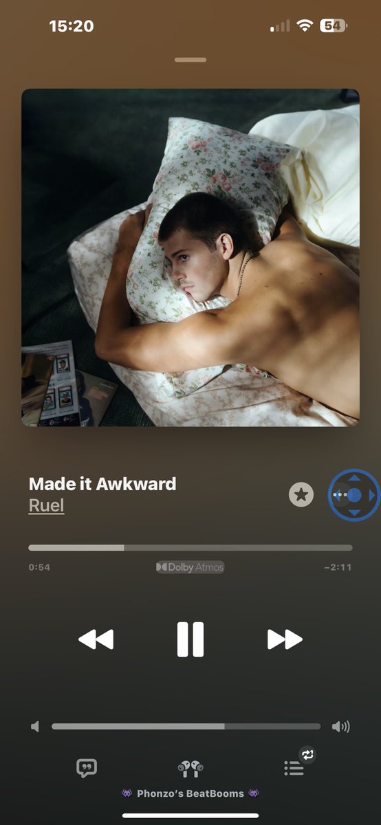 cowboymistrezz's tweet image. oops i #MadeItAwkward by having this ✨amazing✨song on repeat and becoming my TOP everything on apple replay any moment now 👾🥰 @oneruel