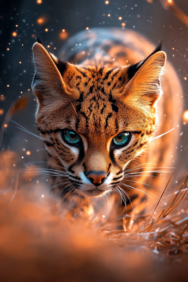 thezodiverse's tweet image. Gemini – Serval

“Playful and curious, the serval of Gemini dances between shadow and light. Two sides, one soul—adaptable and endlessly clever.”

#GeminiDuality #ZodiCats #QuickWitted