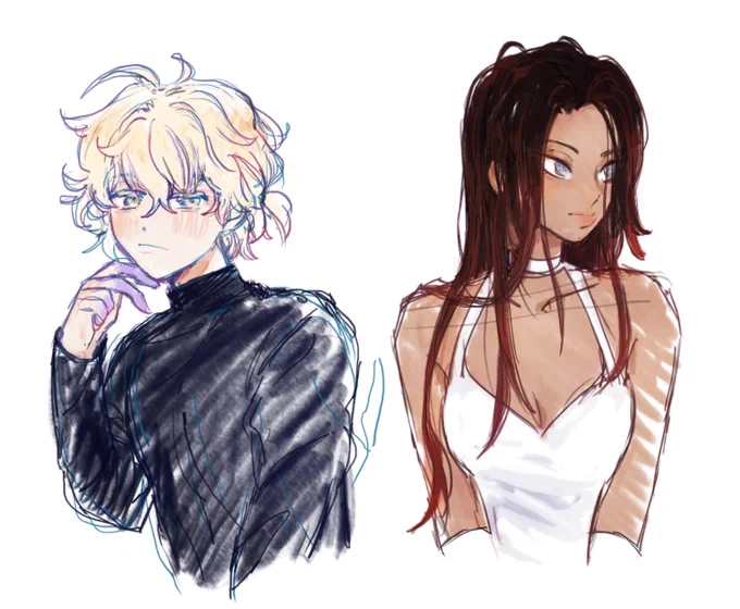luka in black and hyuna in white… i will need to look into this further  #ALNST 