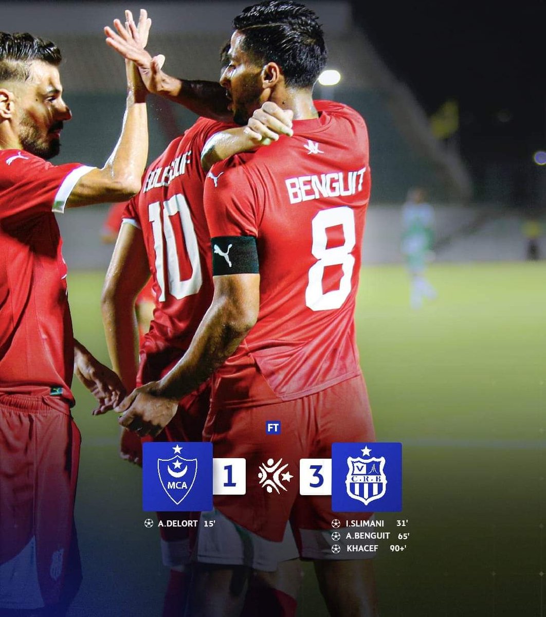 SWorld77267's tweet photo. 📊 CR Belouizdad wins the capital derby, defeating MC Alger (3-1) in the tenth round of the Algerian League.
 #LigueDZ #LIGUE1MOBILIS https://t.co/DgzGTFD86Q
