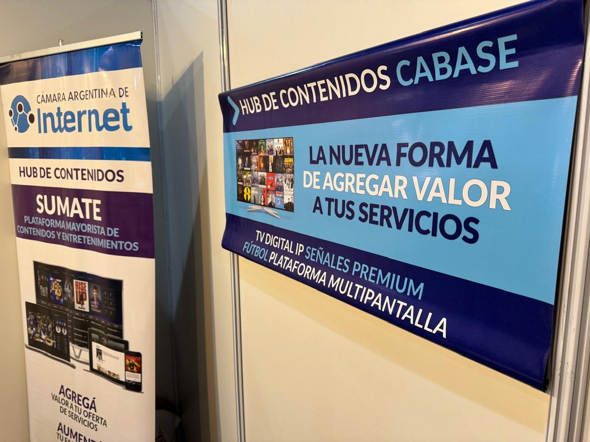 CabaseAr's tweet photo. 📢 ¡CABASE estuvo presente en el Encuentro Nacional de Proveedores de Internet 2024! 📢
Además, Ariel Graizer participó del panel "Transformación del entretenimiento: qué camino deben seguir productores y proveedores de servicios.
#cabase #cappi #Proveedores #internet https://t.co/Y7FZWCl8oO