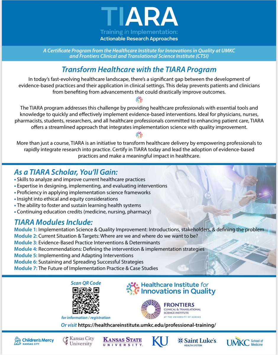 stacyfarr's tweet image. Registration is still open!
🩺📖
✅ Improve Healthcare & Communities
✅ Innovate & Gain Practical Knowledge in translating science
✅ CEs and Certificate Program
Grab your opportunity to be a TIARA Scholar!
web.cvent.com/event/8f602a9c…