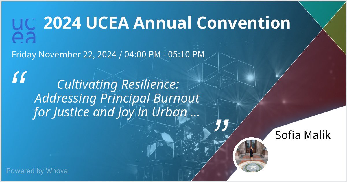 Excited to present <a href="/UCEA/">UCEA</a> in LA ‘Cultivating Resilience: Addressing Principal Burnout for Justice and Joy in Urban Schools’ at #UCEA24! Join us Friday, Nov 22, 4:00-5:10 PM. Proud to collaborate with <a href="/ProfessorReyes1/">Pedro Reyes, Ph.D.</a> &amp; <a href="/DrDeMatt/">David DeMatthews</a> on this important work! 🌟 <a href="/utexascoe/">College of Education</a> <a href="/UTAustin/">UT Austin</a>