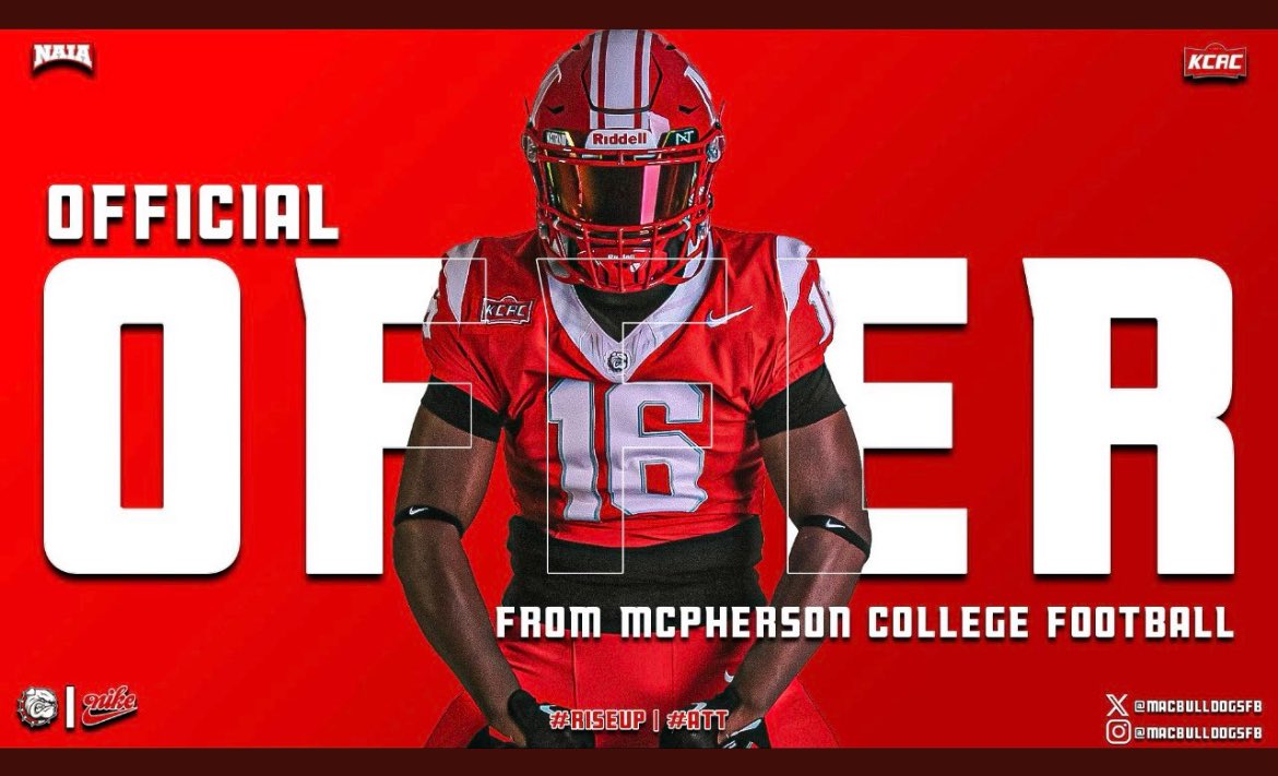 Micah Kruse (@micahkruse25) on Twitter photo Thankful for another offer to play at the next level. <a href="/Kaden_Beavers/">Kaden Beavers</a> <a href="/MACBulldogsFB/">McPherson Football</a> <a href="/LCStulsa_FB/">Lincoln Christian Football</a> Thankful for another offer to play at the next level. <a href="/Kaden_Beavers/">Kaden Beavers</a> <a href="/MACBulldogsFB/">McPherson Football</a> <a href="/LCStulsa_FB/">Lincoln Christian Football</a>