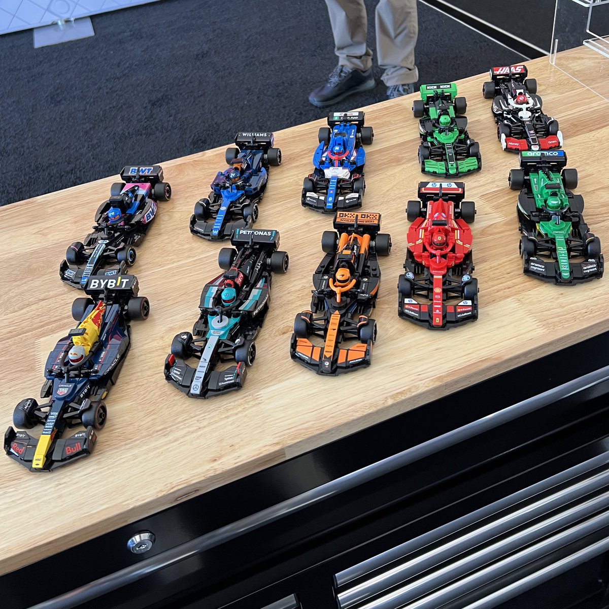 _aarava's tweet photo. Out in Las Vegas thanks to @LEGO_Group for inviting me out to come take an early look at their new F1 sets coming 2025! 😄 

They all look so cool, and each one is unique with different shapes for sidepods, floors etc! https://t.co/06vSCO1HTg