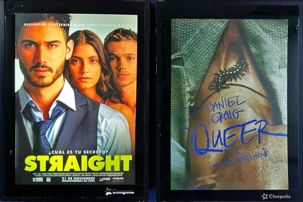 elapanco's tweet photo. Cinepolis dijo: 🏳️‍🌈🏳️‍🌈🏳️‍🌈🏳️‍🌈

#Straight. Ya en salas, cortesía de @CinepolisDist 🍿. Es cine mexicano🇲🇽
#Queer. 12 de diciembre en cines, vía @mubilat https://t.co/Mc395crSiS