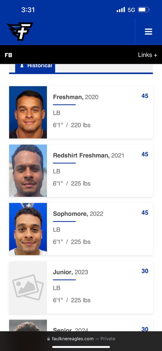 With my Covid year and redshirt year, I have two years of eligibility left. I am thankful for the coaches who have been reaching out and offering me opportunities to ball. With that being said I am looking for a new home as an inside linebacker!