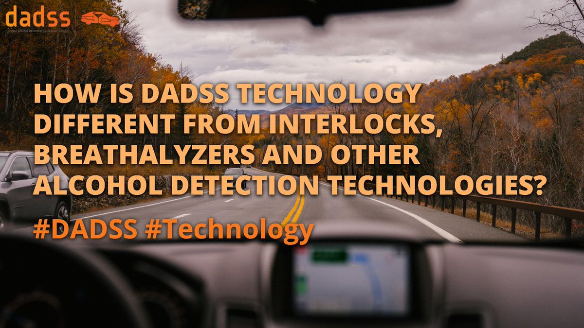 The #DADSS Program is developing in-vehicle technology that will be much more sophisticated than anything on the market today. Learn more about how our technology differs from traditional interlocks and breathalyzers here: bit.ly/3NdICqg