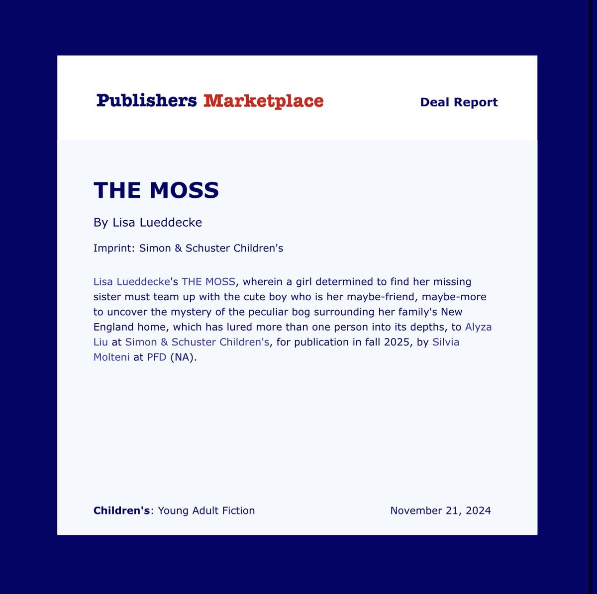 Lisa Lueddecke tweet media