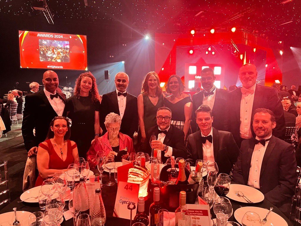 The Primary Eyecare Services team are delighted to be at the <a href="/HSJ_Awards/">HSJ Awards</a> this evening as a finalist for the Primary and Community Care Provider of the Year Award! 

It’s an honour to be able to celebrate excellence in healthcare amongst so many wonderful nominees. 

#hsjawards