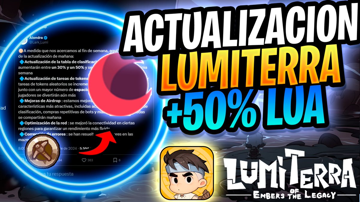 Ark_Arkangel's tweet photo. ✅UPDATE: INCREASE in DAILY REWARDS in LUMITERRA @LumiterraGame @Ronin_Network 

🥇Video: https://t.co/W7iEEJ2PoP

#LumiterraCBT2 https://t.co/cJRQtlLGmZ