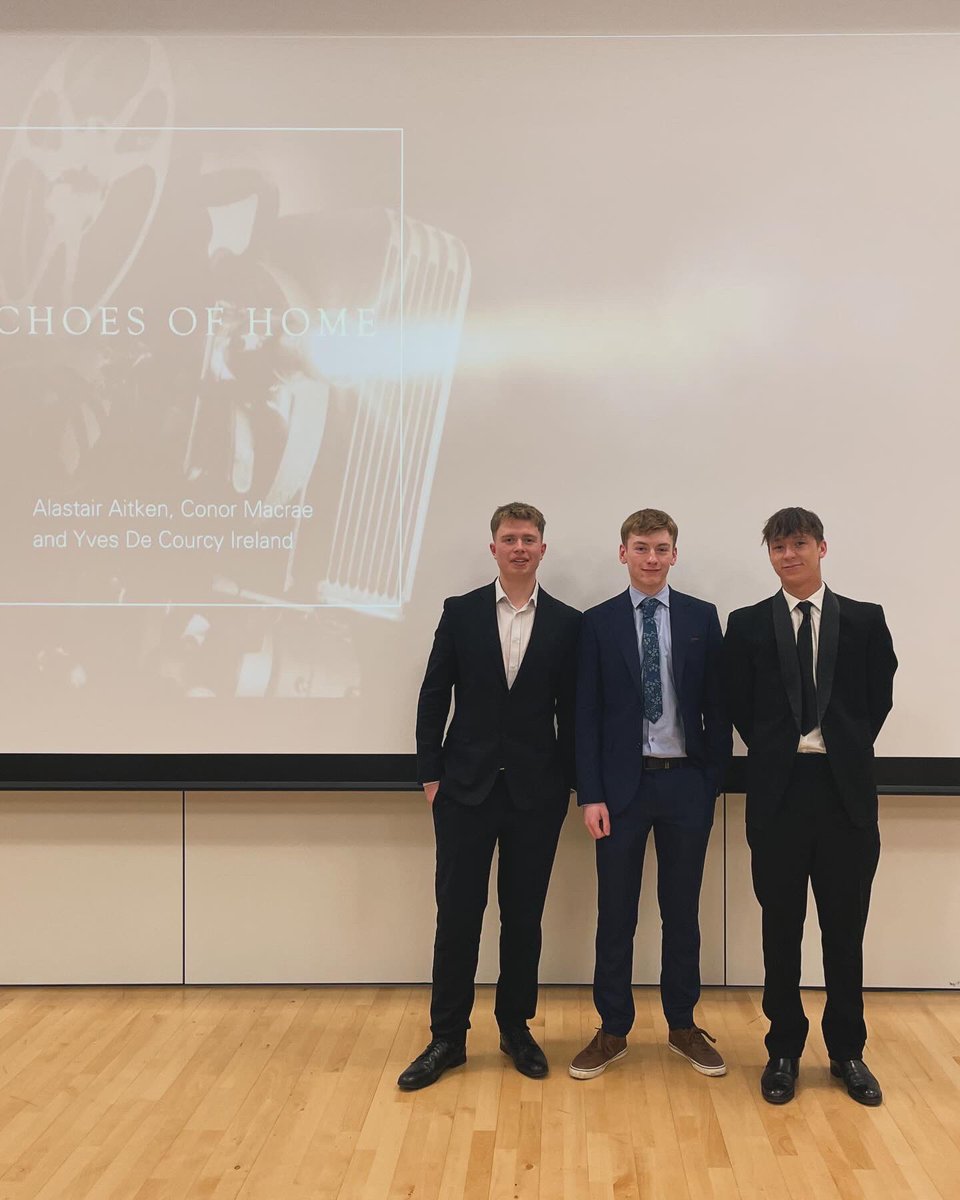 We could not be more proud of our aspiring film makers this evening as we held the premier of ‘Echoes of Home’. Three of our S6 Drama pupils have written and directed their own short film. We look forward to seeing what the future holds for these three. Massive well done 🤩🎬🎥