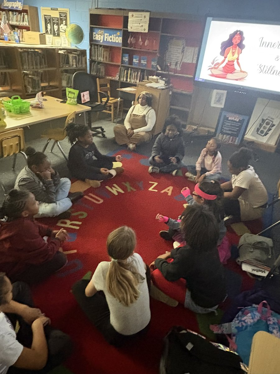 Girls Club Week 2! Our topic this week was self care. We did some meditation and created a bucket list! #WeAreHCS