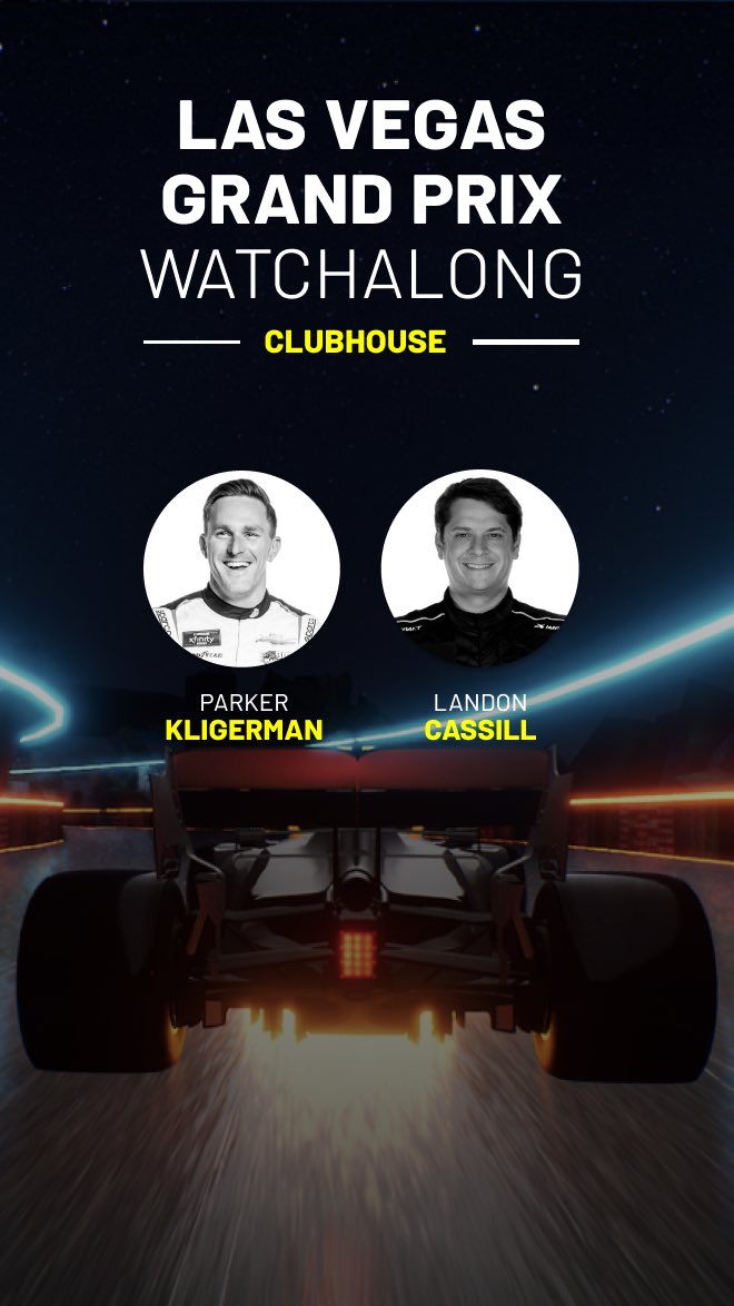 landon cassill (@landoncassill) on Twitter photo FORMULA 1 STUFF:
Tune in to <a href="/Motorsport/">Motorsport.com</a> tomorrow night and LATE Saturday night into Sunday morning to watch me and <a href="/pkligerman/">Parker Kligerman</a> give you live commentary with data, timing and scoring, and more of the Las Vegas GP <a href="/F1/">Formula 1</a> race.
Motorsport will be giving away lots of prizes and a FORMULA 1 STUFF:
Tune in to <a href="/Motorsport/">Motorsport.com</a> tomorrow night and LATE Saturday night into Sunday morning to watch me and <a href="/pkligerman/">Parker Kligerman</a> give you live commentary with data, timing and scoring, and more of the Las Vegas GP <a href="/F1/">Formula 1</a> race.
Motorsport will be giving away lots of prizes and a