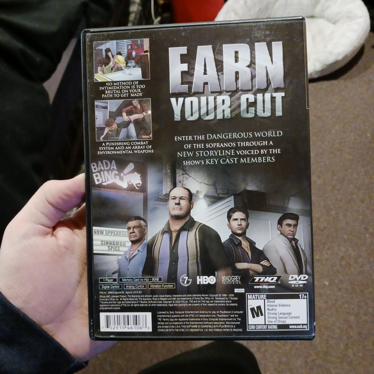 coopercastille's tweet photo. The best part about this copy of the game is that it shipped straight from New Jersey #thesopranos #roadtorespect #ps2 #limitededition https://t.co/kMTHasA37q