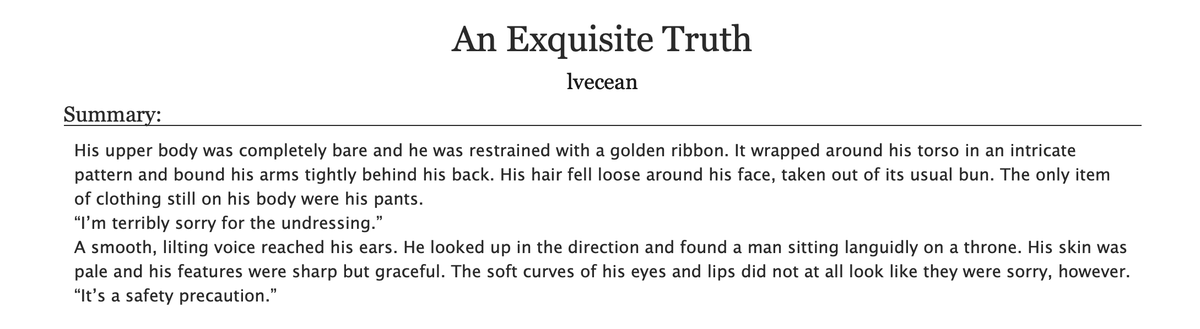 lvecean's tweet photo. 🔞 An Exquisite Truth

ghost king mu qing finds a prince wandering around his mountain and decides to kidnap him. things get a little out of hand.

prompt for @fengqingaction by @aliyahann_x 💖

https://t.co/raCmsJInFA https://t.co/fLijFGEmKV