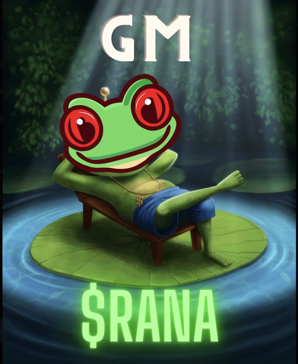 RANA_token's tweet photo. Frogs don’t walk, they leap. Just like #RANA—taking big jumps to the moon 🌕🐸💸 #Crypto $chillguy $RANA $winter https://t.co/ZlNevxZyla
