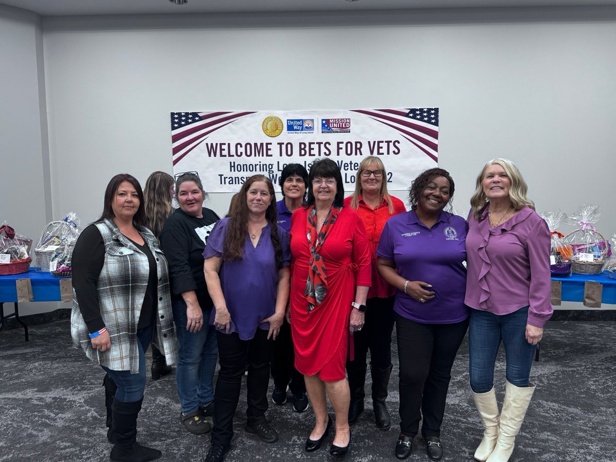 Thank you, TWU Local 252, for an exciting night honoring our Long Island Veterans. We had a great time at the 7th annual "Bets For Vets," which benefits our local heroes through United Way's Mission United.