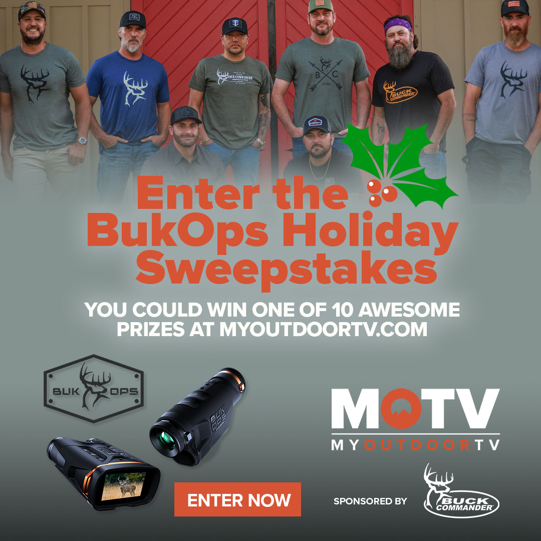 MyOutdoorTV's tweet image. The Buck Commander Sweepstakes is here, giving you the chance to win exclusive prizes that any hunting enthusiast will appreciate. MyOutdoorTV subscribers get extra entries to win so don't miss out on this opportunity to win big!

@Buck_Commander #EnterNow #MyOutdoorTV