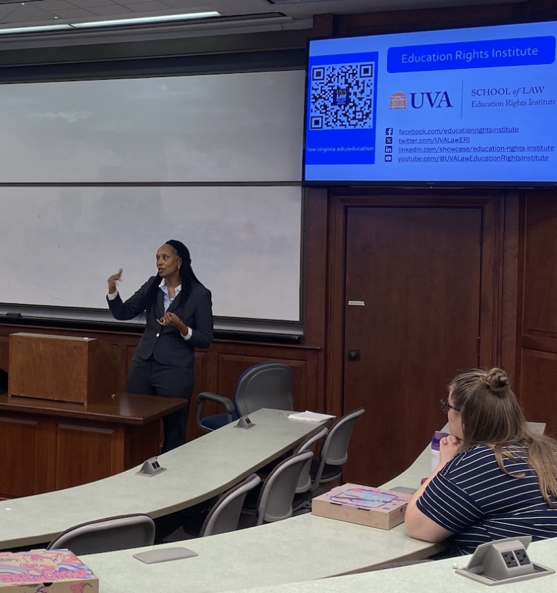 Education Rights Institute (@uvalaweri) on Twitter photo Yesterday, our director, <a href="/ProfKJRobinson/">Kimberly Jenkins Robinson</a>, delivered the Dunn Lecture <a href="/WMLawSchool/">William & Mary Law School</a>, sharing insights with law students regarding how to make Brown’s promise of equal educational opportunity a reality for all students. Yesterday, our director, <a href="/ProfKJRobinson/">Kimberly Jenkins Robinson</a>, delivered the Dunn Lecture <a href="/WMLawSchool/">William & Mary Law School</a>, sharing insights with law students regarding how to make Brown’s promise of equal educational opportunity a reality for all students.