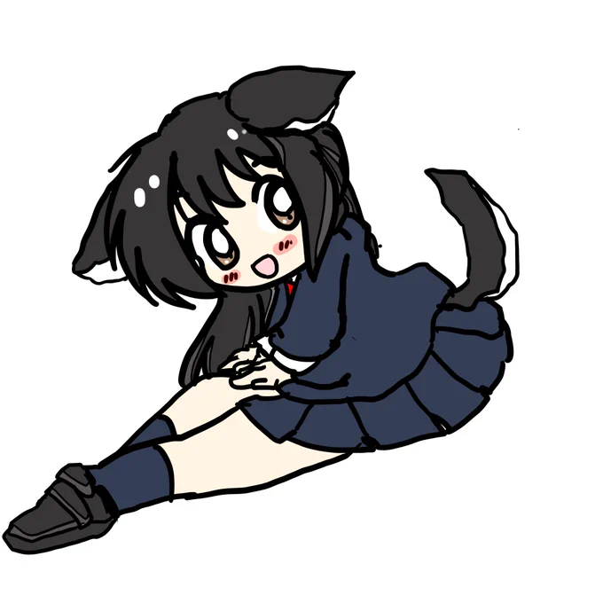 今朝も寒いにゃ〜 
