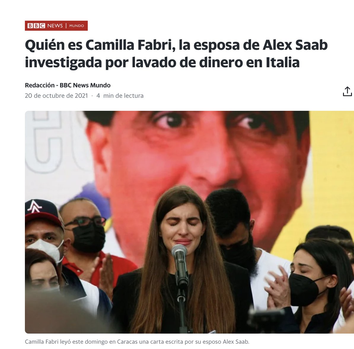 maibortpetit's tweet photo. 1/ 🚨 Camilla Fabri, esposa del colombiano Álex Saab, acusado de corrupción y lavado de dinero en #EEUU, ahora ocupa el cargo de Viceministra de Comunicación Internacional del régimen de Nicolás Maduro. ¿Qué significa esto? Te explico: 🧵👇 https://t.co/O5g4q1RP3Q