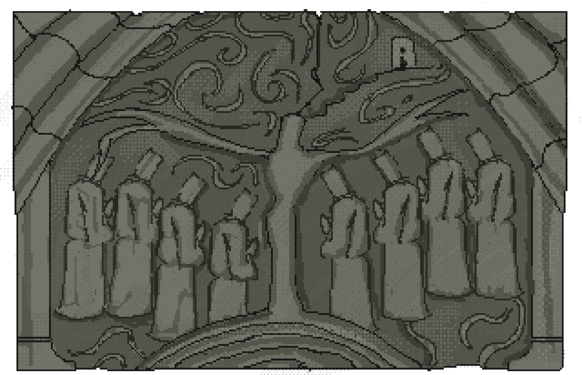 PaperhatA's tweet photo. pieces I made for a Metroidvania project. these would be images broken into piece and scattered around the game world. Players would then collect the pieces and advance the story. https://t.co/3nAOkXB0su