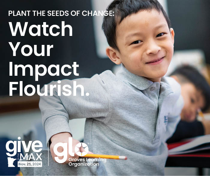 Sow the Seeds of Learning—Grow a Brighter Future. Celebrate Groves Literacy Partnerships Program this GTMD. THIS JUST IN: since 2016 the GLP program has partnered with 121 schools which in turn has benefited over 27,000 students!

#GTMD2024 #GrowWithGroves
givemn.org/organization/G…