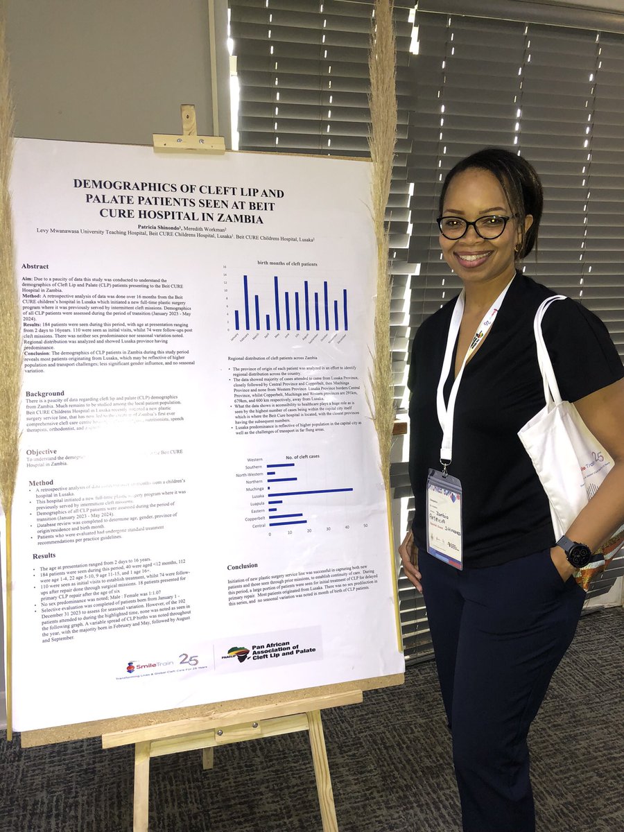 Patricia Shinondo MD (@p_shins) on Twitter photo Take home msg of the Pan African Association of Cleft Lip & Palate mtg in🇿🇼 themed ‘reorganization &repositioning 4excellence of Cleft Care in Africa’-comprehensive cleft care is key. Kudos <a href="/Smiletrain/">Smile Train</a> for 25yrs of impact,partnership & changing lives
#ComprehensiveCleftCare Take home msg of the Pan African Association of Cleft Lip & Palate mtg in🇿🇼 themed ‘reorganization &repositioning 4excellence of Cleft Care in Africa’-comprehensive cleft care is key. Kudos <a href="/Smiletrain/">Smile Train</a> for 25yrs of impact,partnership & changing lives
#ComprehensiveCleftCare