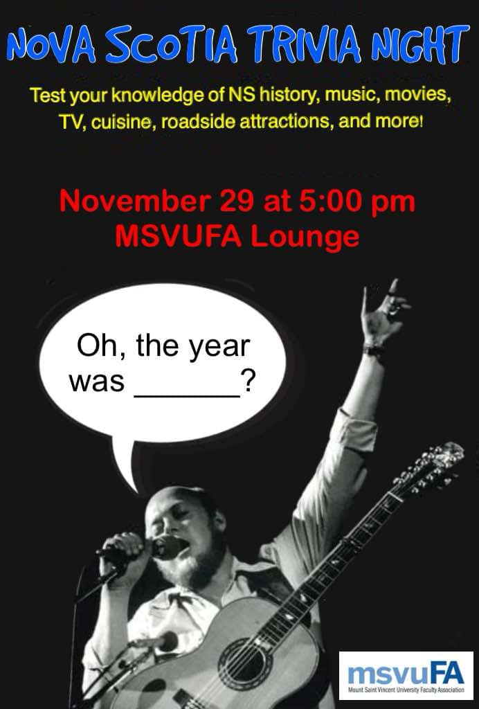 Don't forget to come along to our Trivia Night next Friday, November 29 at 5pm!