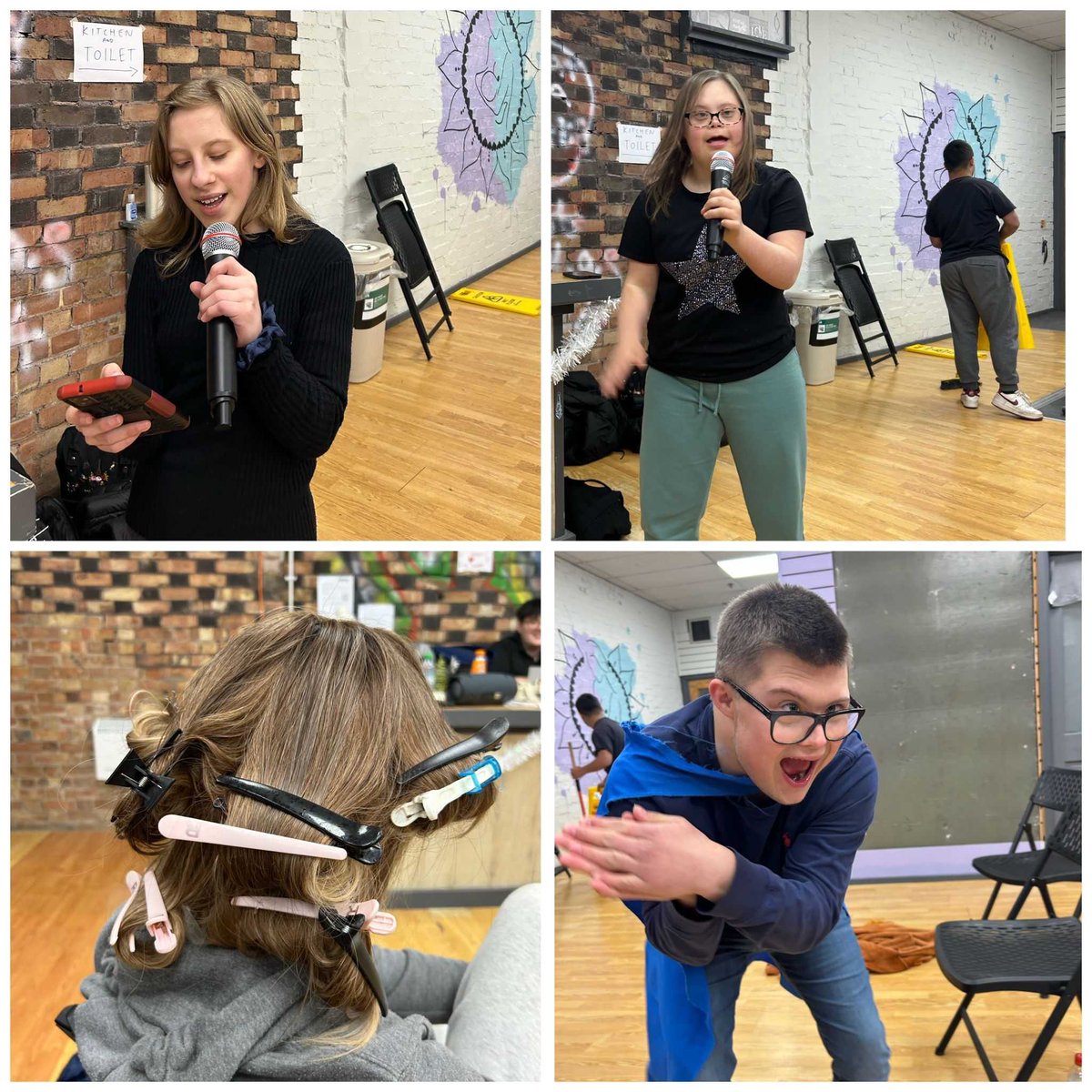 stridetheatre's tweet photo. The members were the photographers at tonight's kids class, we had 2 new song reveals from an album being created, Beetle juice, Elsa, Ed Sheeran, Shakira and much more! #TEAMSTRIDE🎭 https://t.co/ZVeGTnkGrn