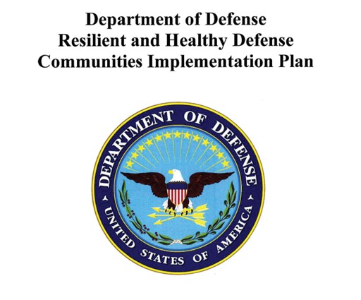 Defense installations are at the core of our Service members' military experience; therefore, it is a national security imperative and our moral obligation to the people who defend our nation to ensure our installations are safe, appealing, and supportive of their well-being.