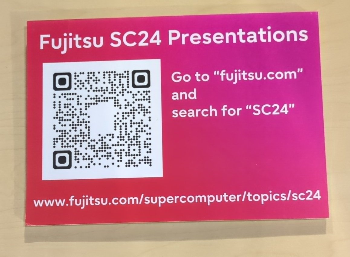FujitsuHPC's tweet image. Fujitsu SC24 presentations: go to &quot;fujitsu.com&quot; and search for &quot;SC24&quot;
fujitsu.com/supercomputer/…