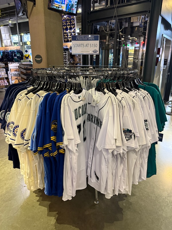 SEAauthentics's tweet image. Stop by the @MarinersStore at T-Mobile Park to check out our authentics area! Select autographed balls and team issued helmets are on sale for a limited time. Phone orders are not available on these items, but you can email us at memorabilia@mariners.com!